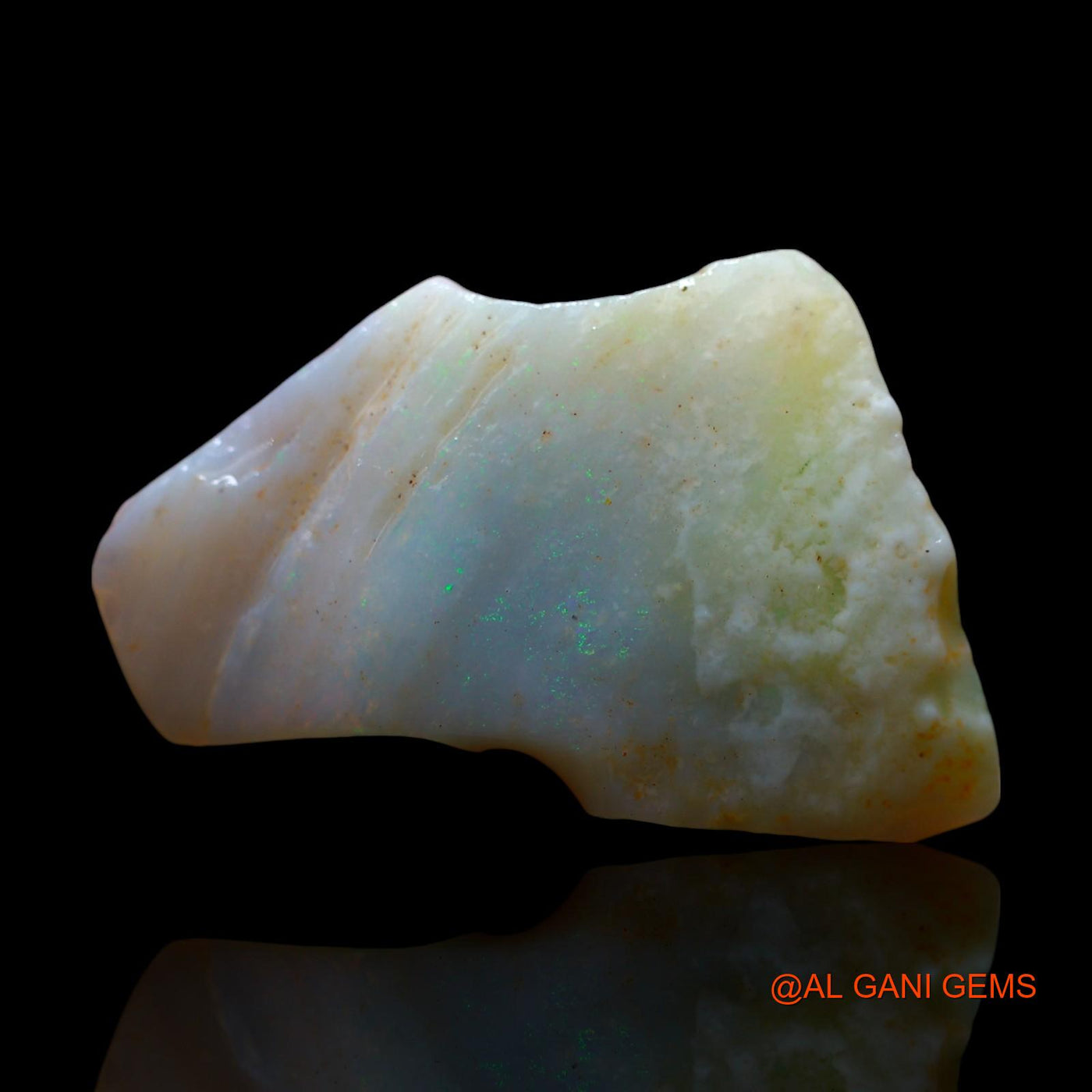 6.00 Cts Natural Australian Fire Opal Loose Gemstone Fancy Rough 24x15x4 mm RE-733