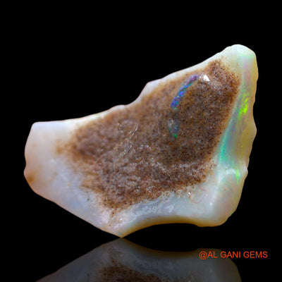 6.00 Cts Natural Australian Fire Opal Loose Gemstone Fancy Rough 24x15x4 mm RE-733