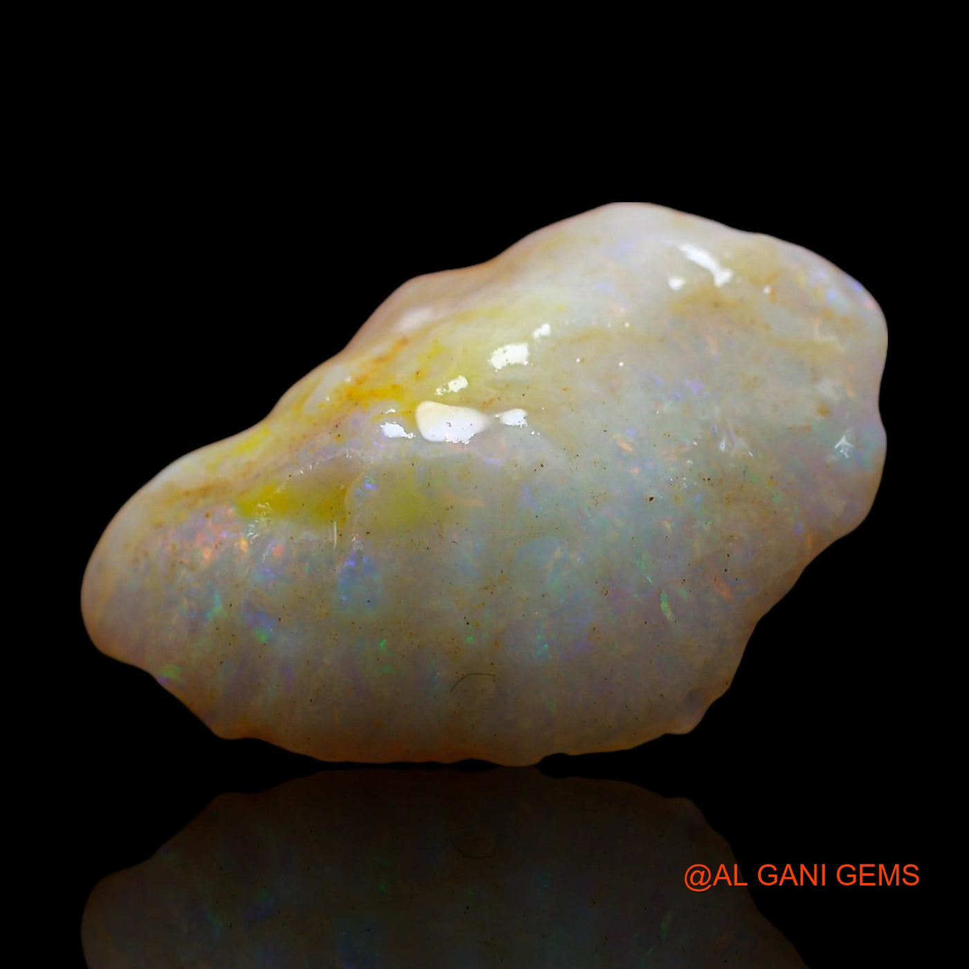 9.00 Cts Natural Australian Fire Opal Loose Gemstone Fancy Rough 22x17x6 mm RE-734