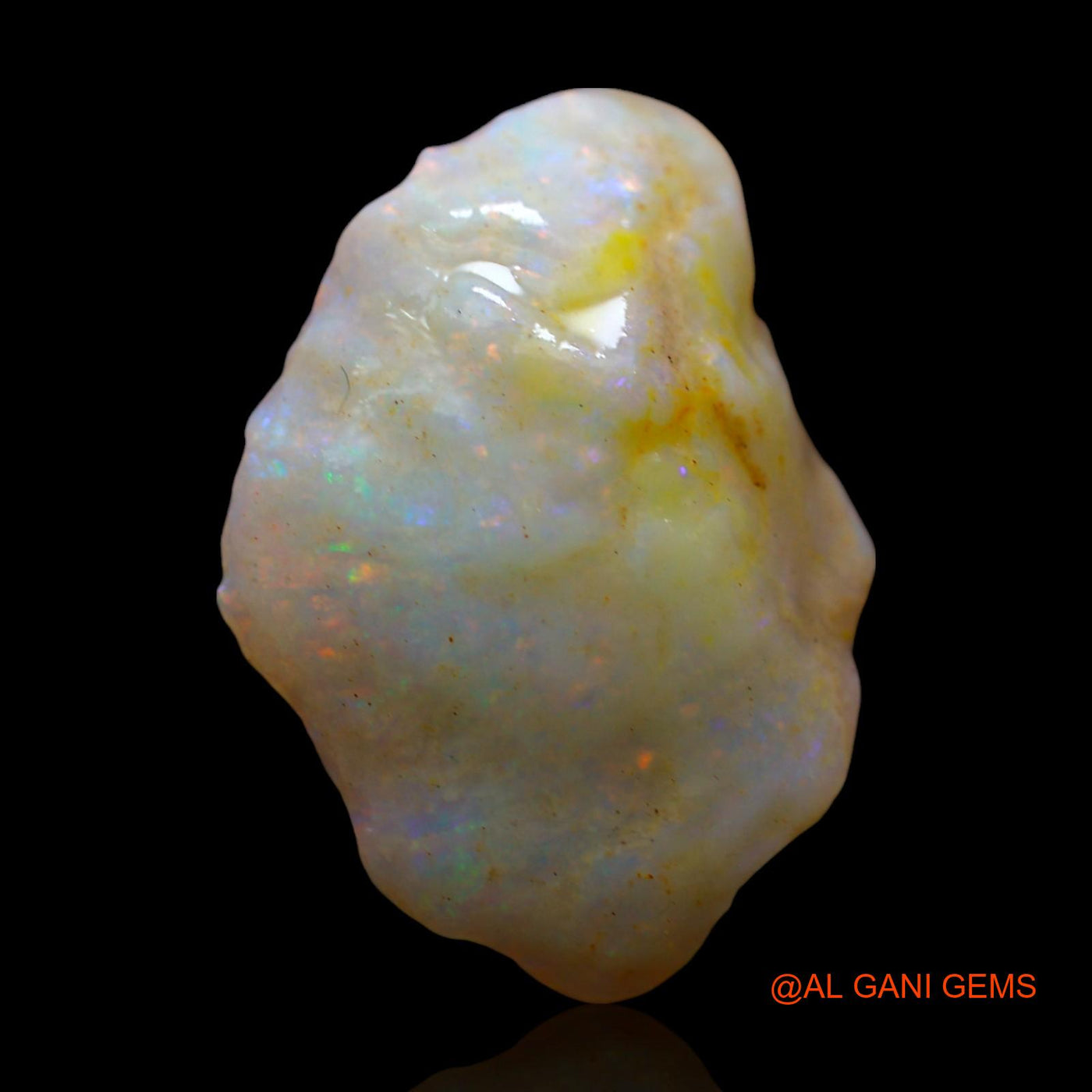 9.00 Cts Natural Australian Fire Opal Loose Gemstone Fancy Rough 22x17x6 mm RE-734