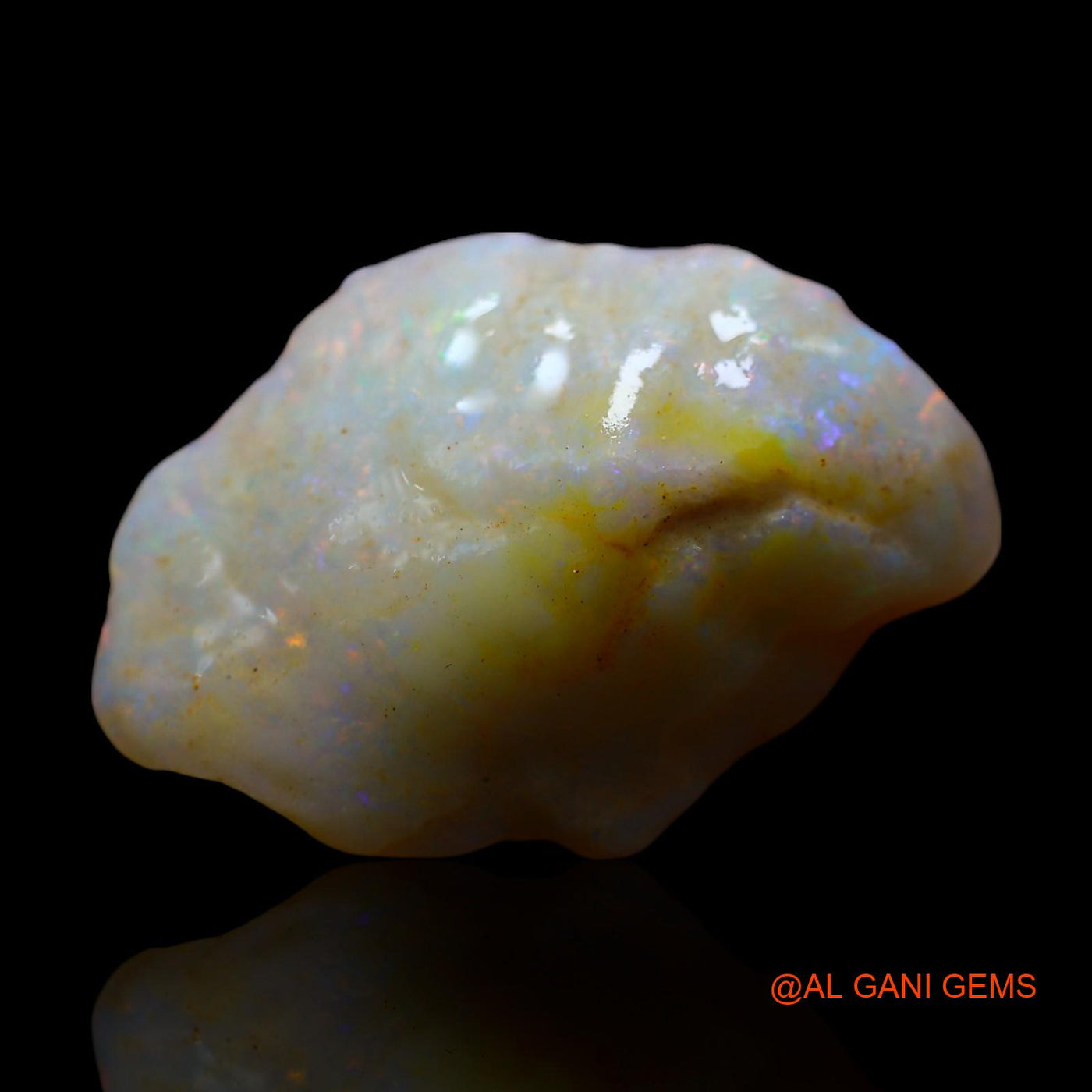 9.00 Cts Natural Australian Fire Opal Loose Gemstone Fancy Rough 22x17x6 mm RE-734
