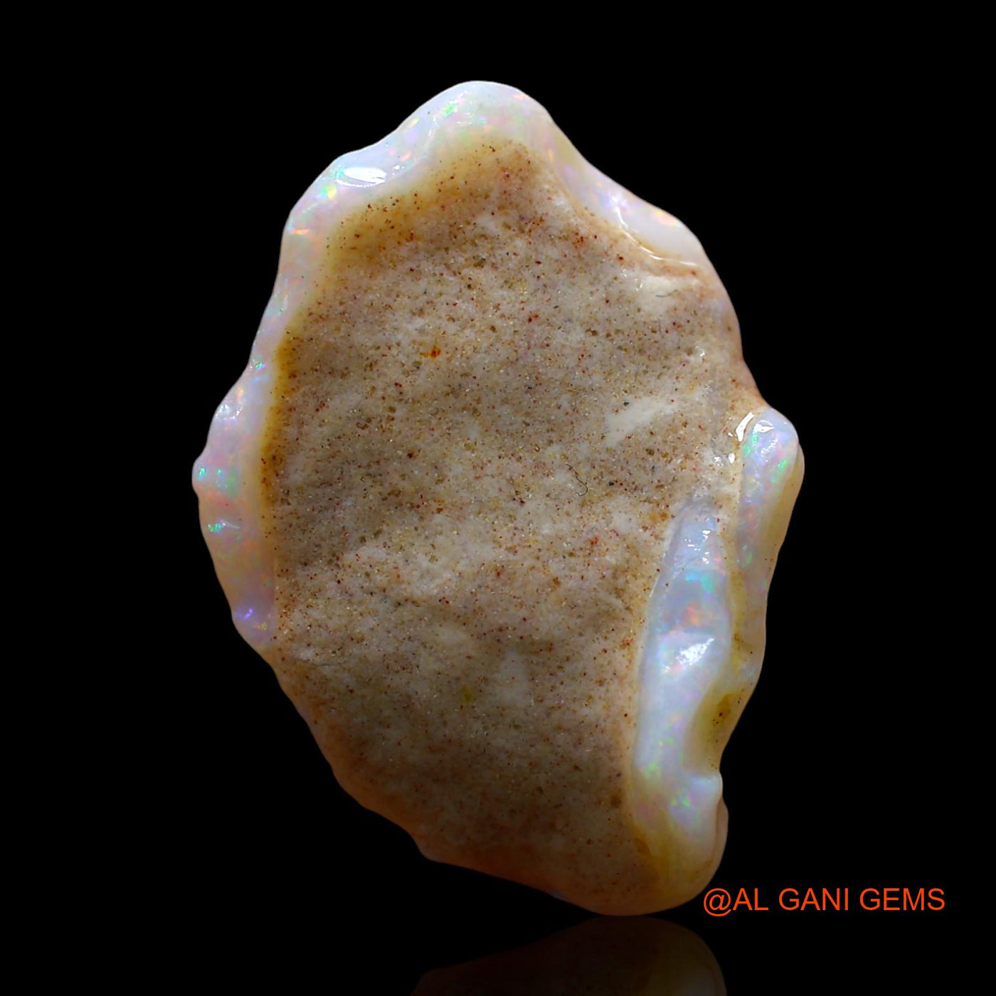 9.00 Cts Natural Australian Fire Opal Loose Gemstone Fancy Rough 22x17x6 mm RE-734