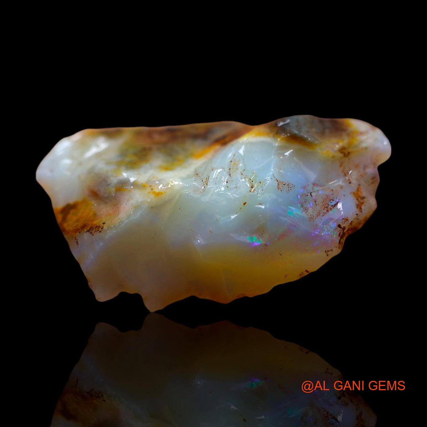 10.00 Cts Natural Australian Fire Opal Loose Gemstone Fancy Rough 20x14x6 mm RE-735