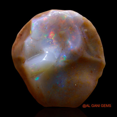 Natural Untreated Fire Opal Loose Gemstone Fancy Rough From Australia 12.00 Cts 19x18x8 mm RE-736