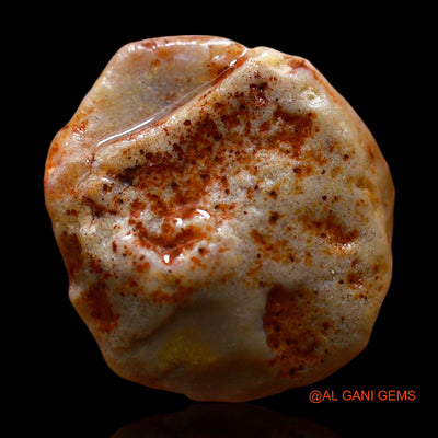 Natural Untreated Fire Opal Loose Gemstone Fancy Rough From Australia 12.00 Cts 19x18x8 mm RE-736