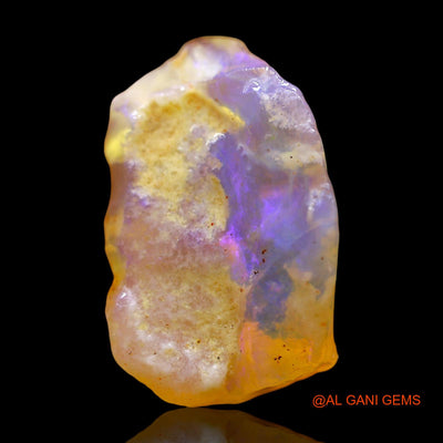 11.00 Cts Natural Australian Fire Opal Loose Gemstone Fancy Rough 20x14x9 mm RE-737