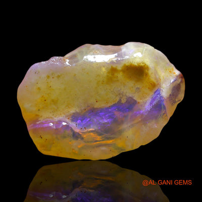 11.00 Cts Natural Australian Fire Opal Loose Gemstone Fancy Rough 20x14x9 mm RE-737