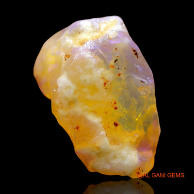11.00 Cts Natural Australian Fire Opal Loose Gemstone Fancy Rough 20x14x9 mm RE-737