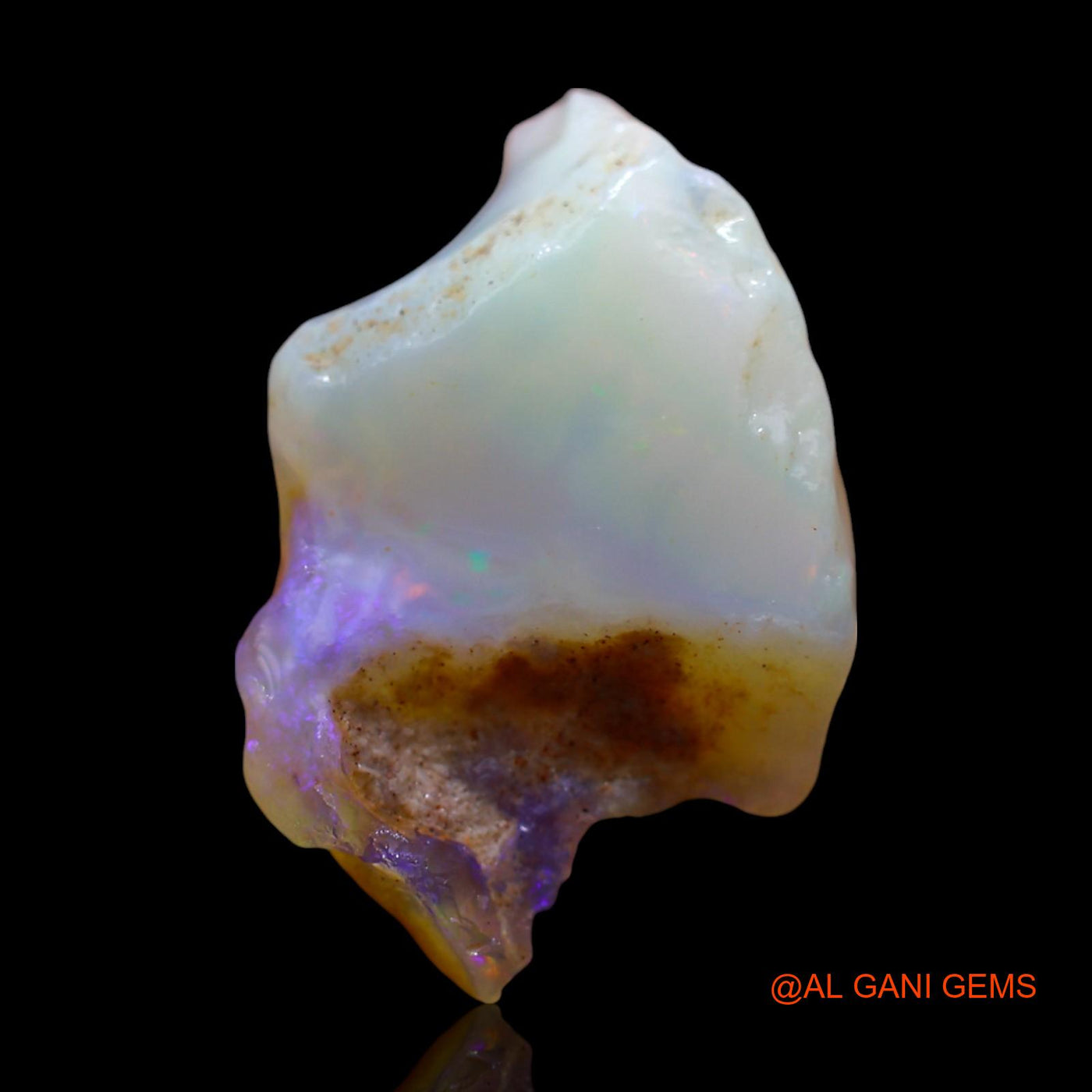 16.00 Cts Unheated Australian Fire Opal Loose Gemstone Fancy Rough Natural 22x15x13 mm RE-738