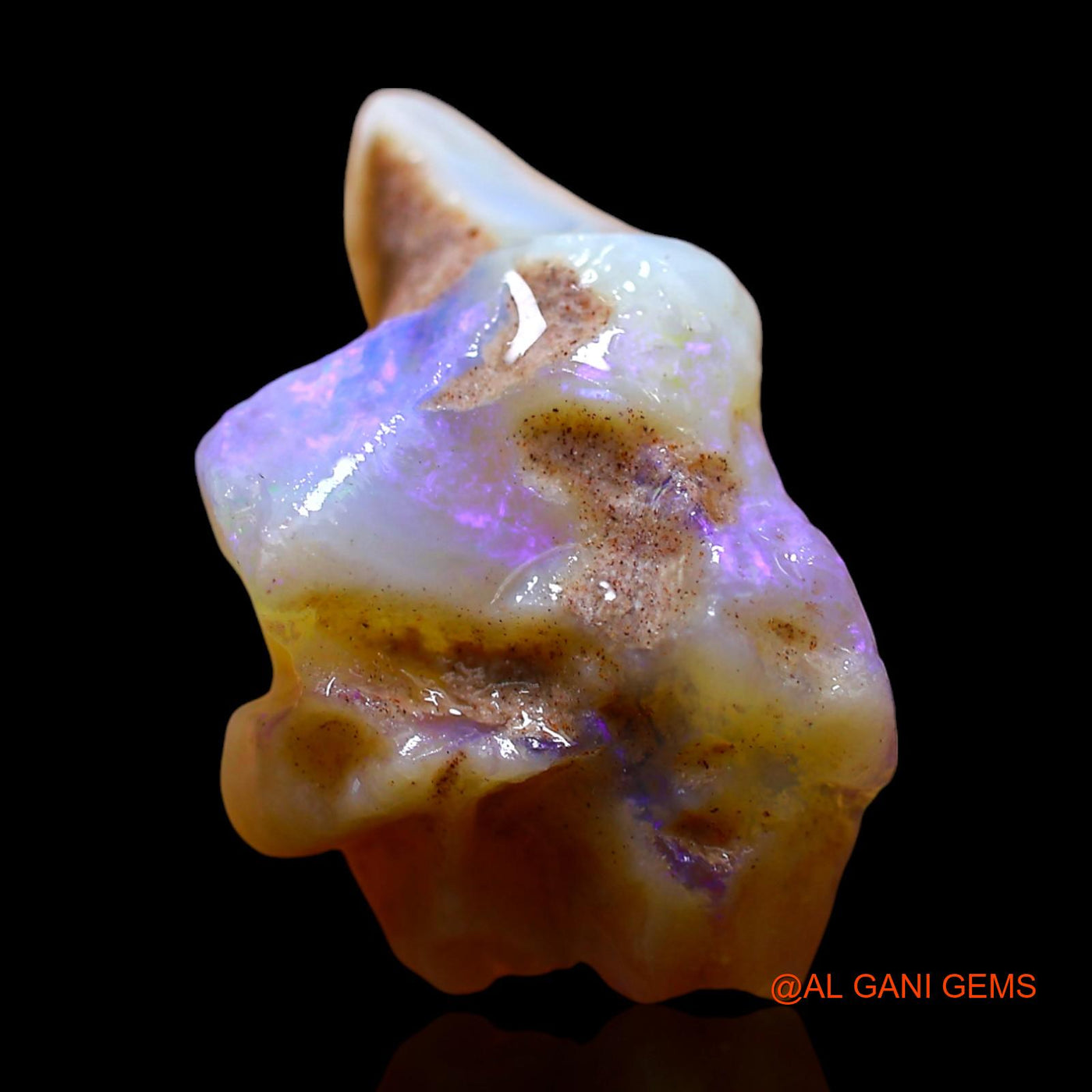 16.00 Cts Unheated Australian Fire Opal Loose Gemstone Fancy Rough Natural 22x15x13 mm RE-738