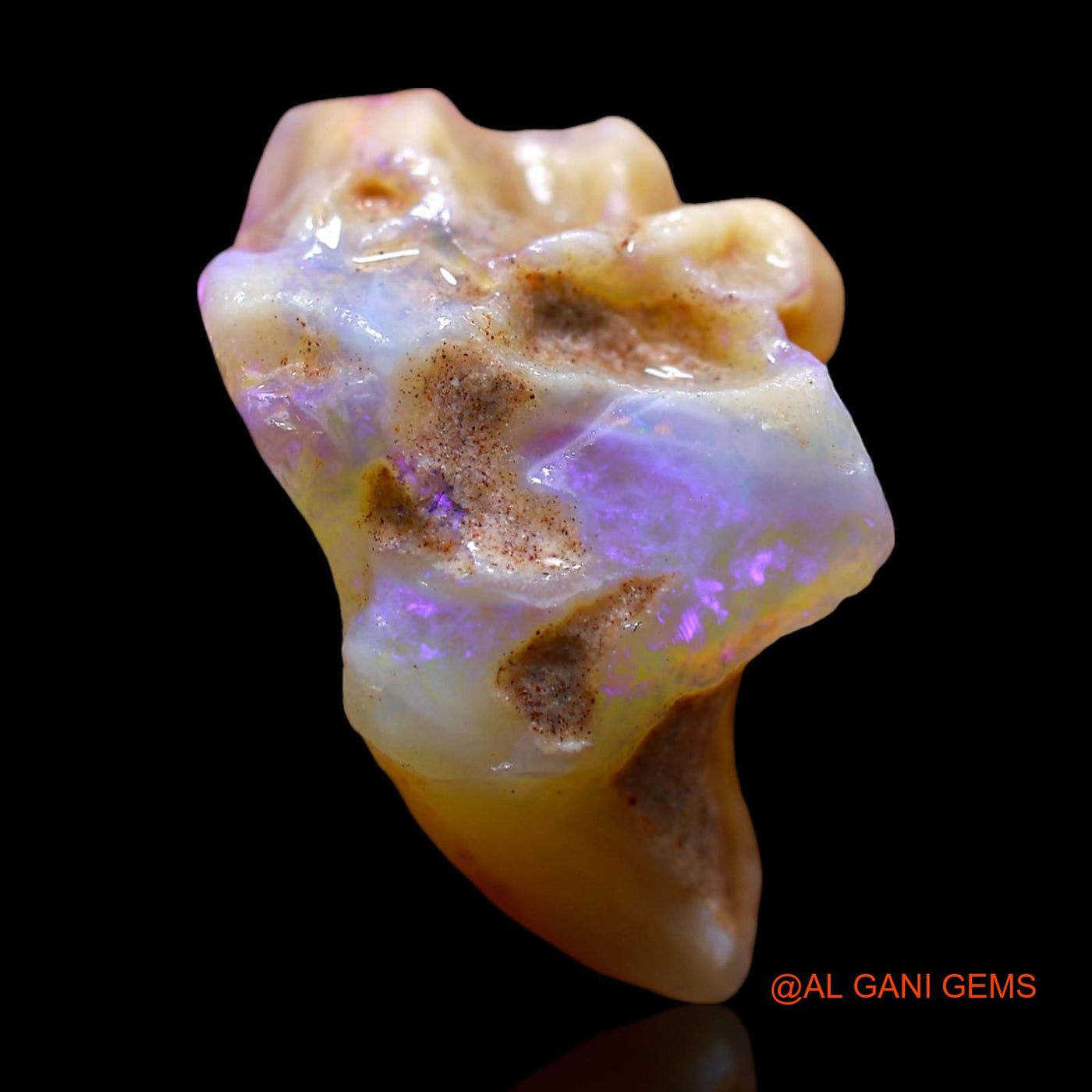 16.00 Cts Unheated Australian Fire Opal Loose Gemstone Fancy Rough Natural 22x15x13 mm RE-738