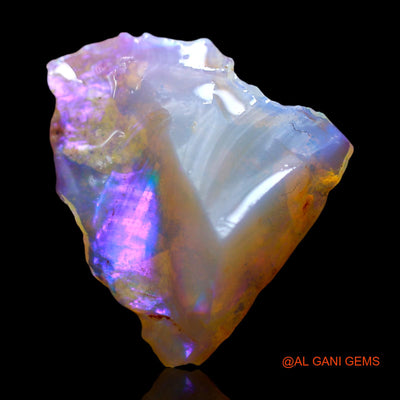 5.00 Cts Natural Australian Fire Opal Loose Gemstone Fancy Rough 18x17x5 mm RE-739
