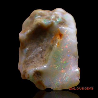 11.00 Cts Natural Australian Fire Opal Loose Gemstone Fancy Rough 20x13x10 mm RE-740