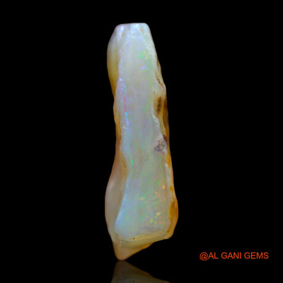 Natural Fire Opal Gemstone 6.00 Cts Loose Fancy Rough From Australia 21x16x4 mm RE-741