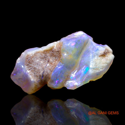Natural Untreated Fire Opal Loose Gemstone Fancy Rough From Australia 9.00 Cts 22x12x9 mm RE-743
