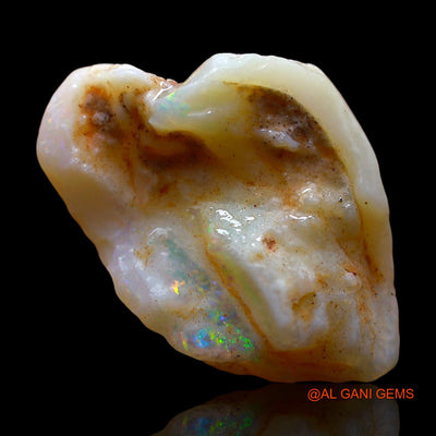 8.00 Cts Natural Australian Fire Opal Loose Gemstone Fancy Rough 20x14x9 mm RE-744