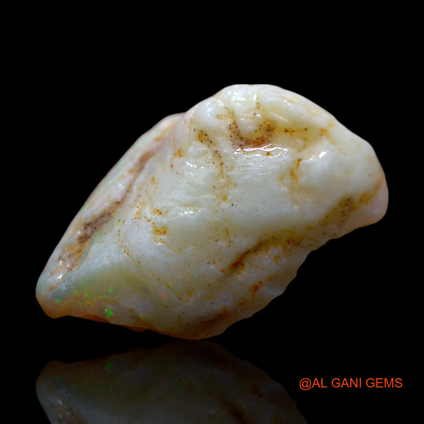 8.00 Cts Natural Australian Fire Opal Loose Gemstone Fancy Rough 20x14x9 mm RE-744