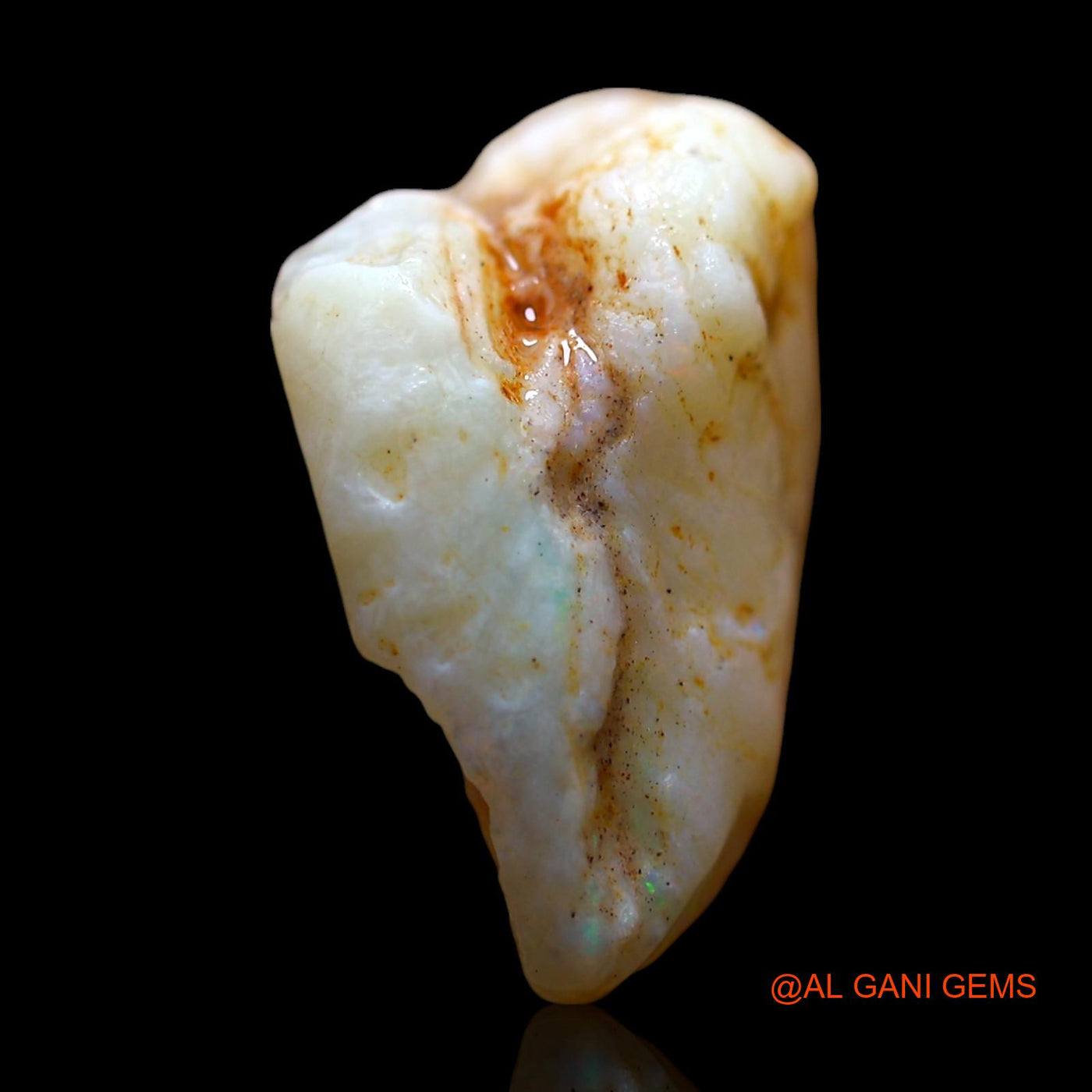 8.00 Cts Natural Australian Fire Opal Loose Gemstone Fancy Rough 20x14x9 mm RE-744