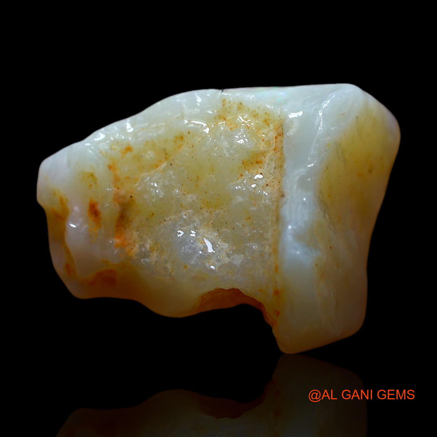 11.00 Cts Natural Australian Fire Opal Loose Gemstone Fancy Rough 18x14x9 mm RE-745