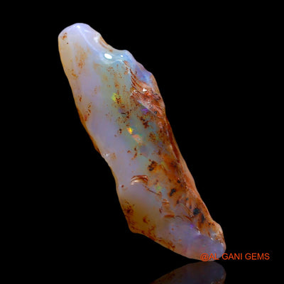 6.00 Cts Natural Australian Fire Opal Loose Gemstone Fancy Rough 24x9x7 mm RE-754