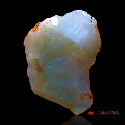 Natural Fire Opal Gemstone 6.00 Cts Loose Fancy Rough From Australia 20x15x4 mm RE-756