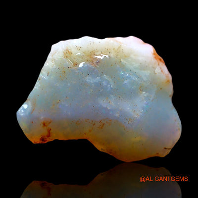 Natural Fire Opal Gemstone 6.00 Cts Loose Fancy Rough From Australia 20x15x4 mm RE-756
