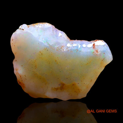 Natural Fire Opal Gemstone 6.00 Cts Loose Fancy Rough From Australia 20x15x4 mm RE-756