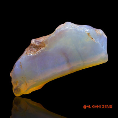 Natural Fire Opal Gemstone 6.00 Cts Loose Fancy Rough From Australia 21x10x5 mm RE-758