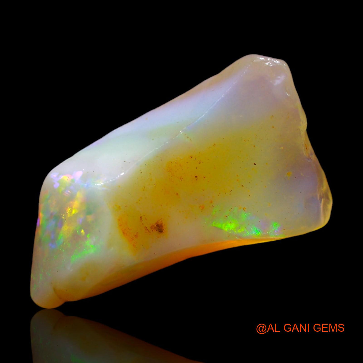 6.00 Cts Unheated Australian Fire Opal Loose Gemstone Fancy Rough Natural 19x11x5 mm RE-759