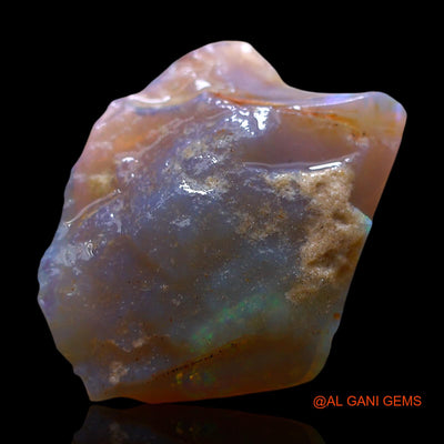Natural Untreated Fire Opal Loose Gemstone Fancy Rough From Australia 6.00 Cts 19x14x4 mm RE-760