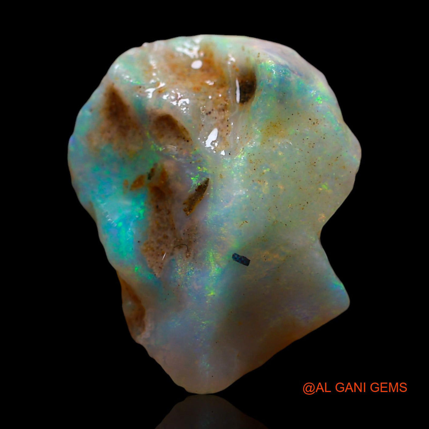 8.00 Cts Natural Australian Fire Opal Loose Gemstone Fancy Rough 17x13x8 mm RE-767