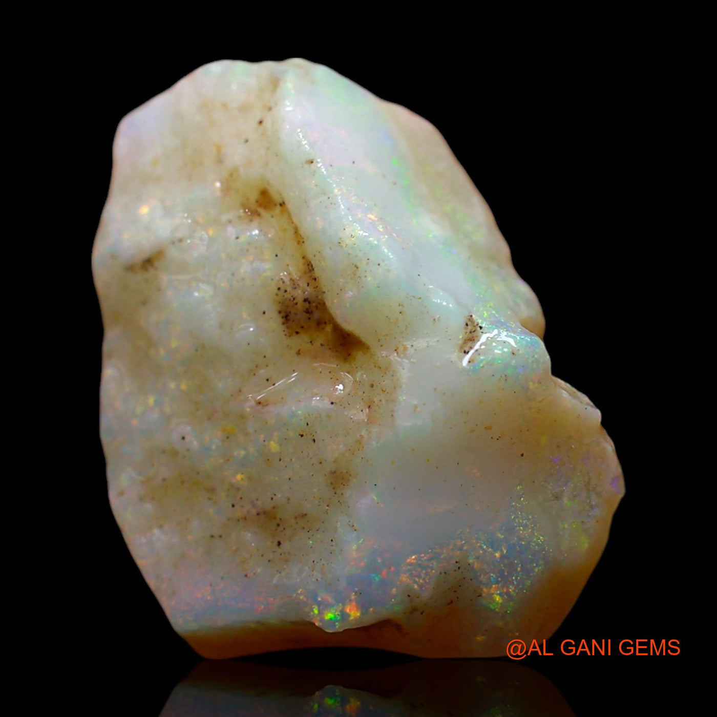 Natural Untreated Fire Opal Loose Gemstone Fancy Rough From Australia 6.00 Cts 16x12x5 mm RE-769