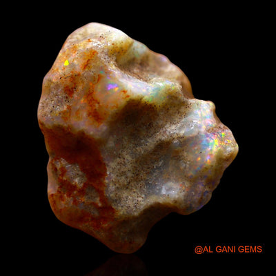 8.00 Cts Natural Australian Fire Opal Loose Gemstone Fancy Rough 16x15x9 mm RE-772