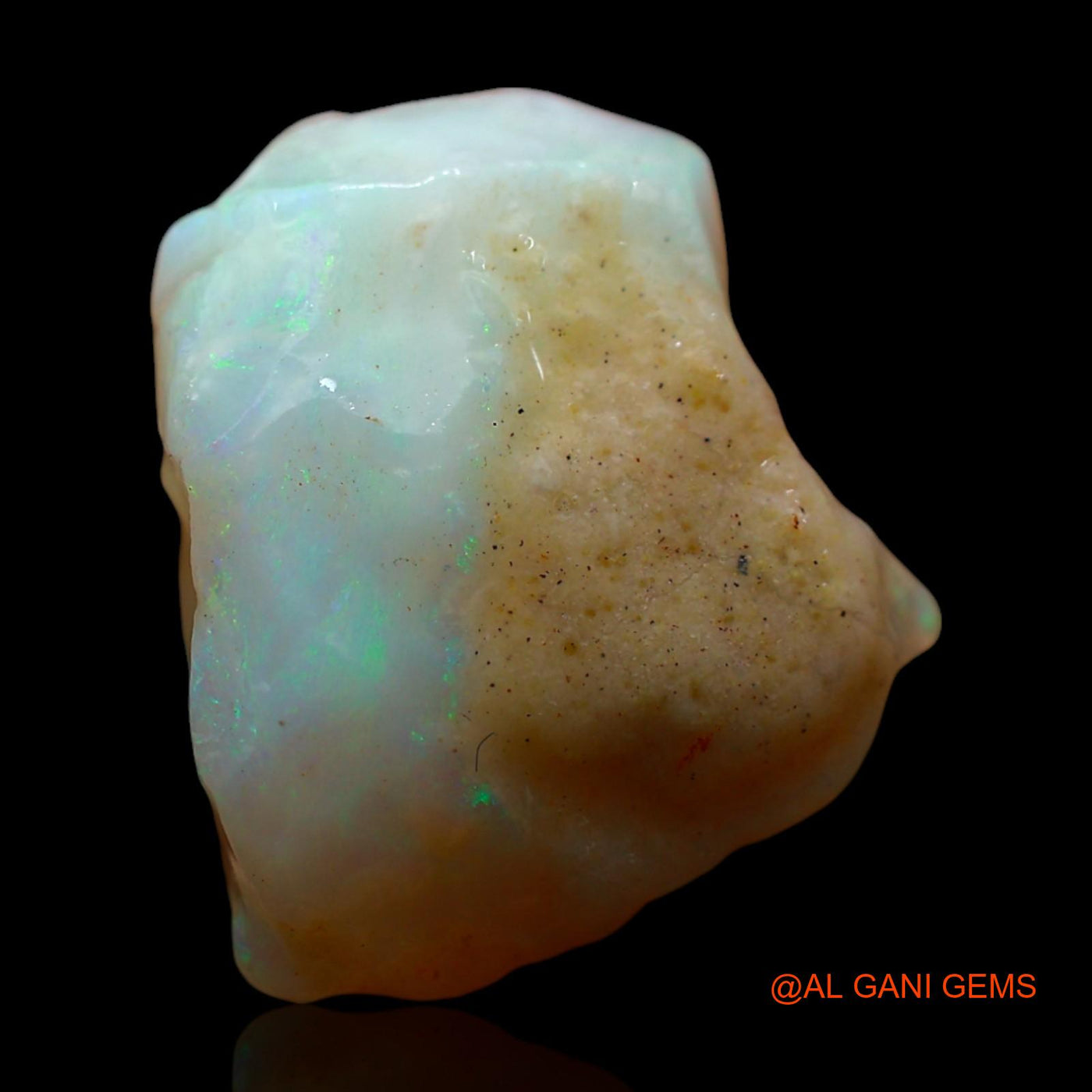 7.00 Cts Natural Australian Fire Opal Loose Gemstone Fancy Rough 15x12x7 mm RE-774
