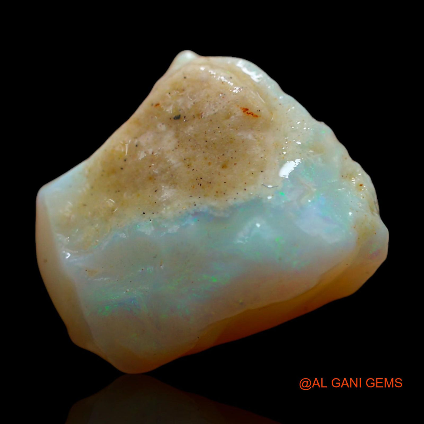 7.00 Cts Natural Australian Fire Opal Loose Gemstone Fancy Rough 15x12x7 mm RE-774