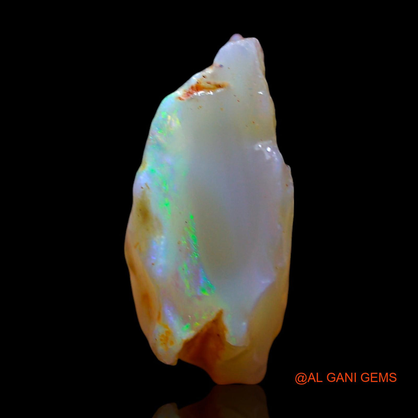 7.00 Cts Unheated Australian Fire Opal Loose Gemstone Fancy Rough Natural 15x14x7 mm RE-775