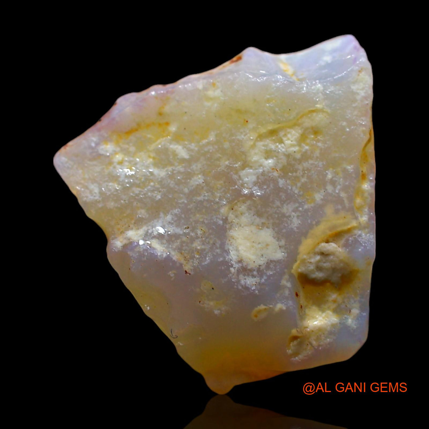 7.00 Cts Unheated Australian Fire Opal Loose Gemstone Fancy Rough Natural 15x14x7 mm RE-775