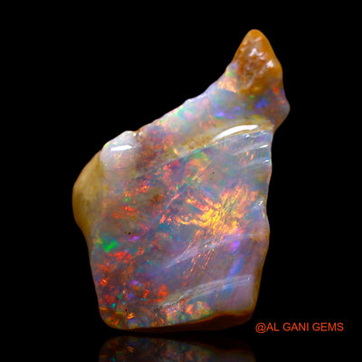 Natural Untreated Fire Opal Loose Gemstone Fancy Rough From Australia 4.00 Cts 17x12x5 mm RE-782