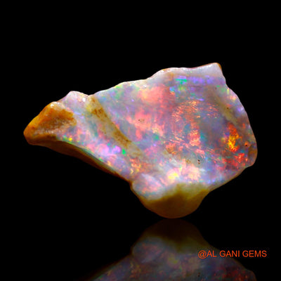 Natural Untreated Fire Opal Loose Gemstone Fancy Rough From Australia 4.00 Cts 17x12x5 mm RE-782