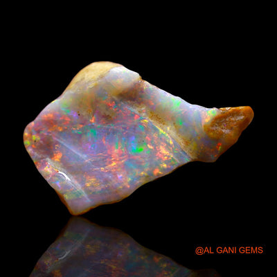 Natural Untreated Fire Opal Loose Gemstone Fancy Rough From Australia 4.00 Cts 17x12x5 mm RE-782