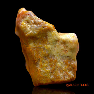 Natural Untreated Fire Opal Loose Gemstone Fancy Rough From Australia 4.00 Cts 17x12x5 mm RE-782