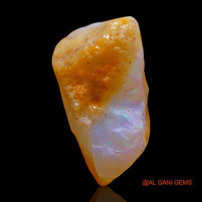 Natural Untreated Fire Opal Loose Gemstone Fancy Rough From Australia 6.00 Cts 15x9x8 mm RE-787