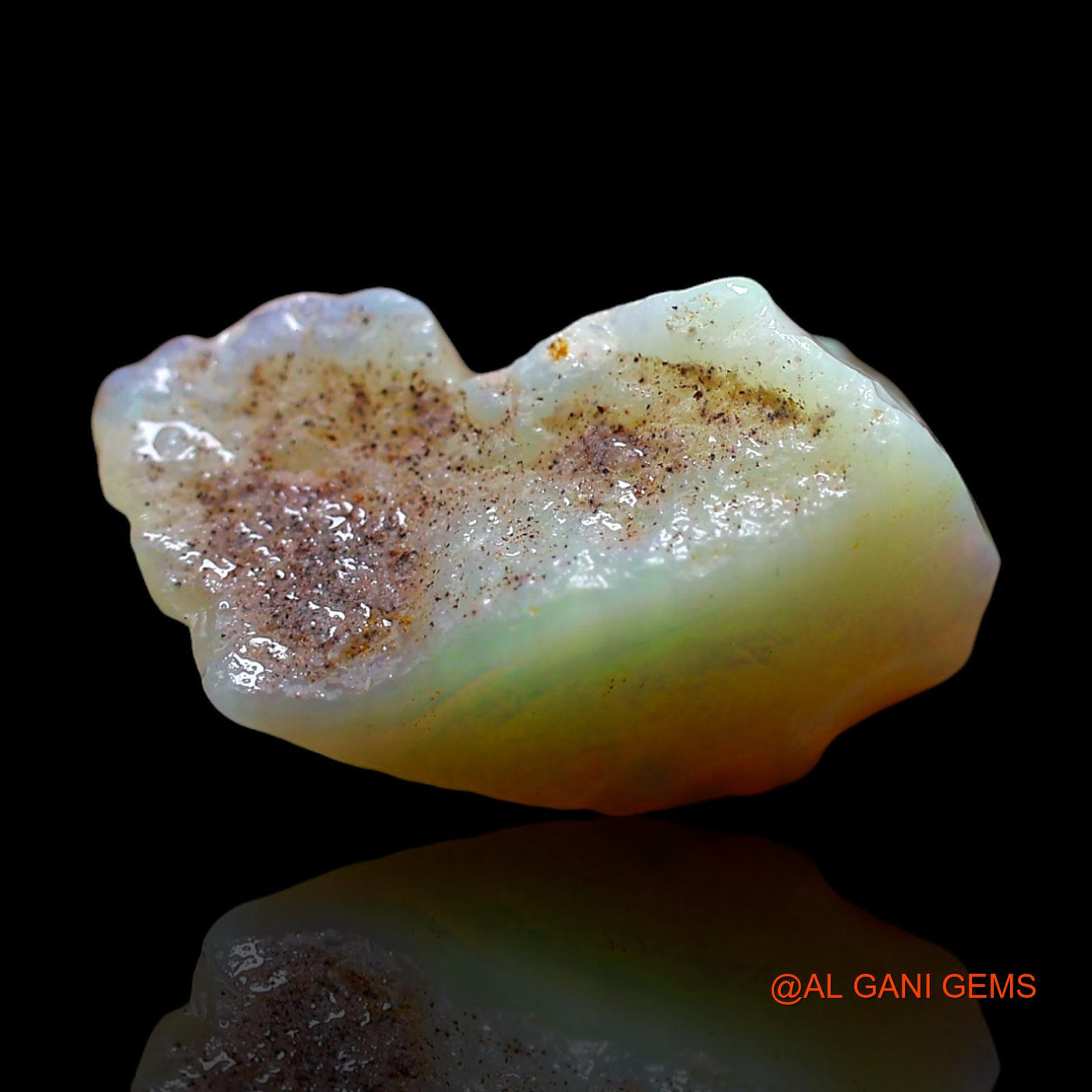 4.00 Cts Natural Australian Fire Opal Fancy Rough Loose Gemstone For Jewelry 17x9x5 mm RE-789