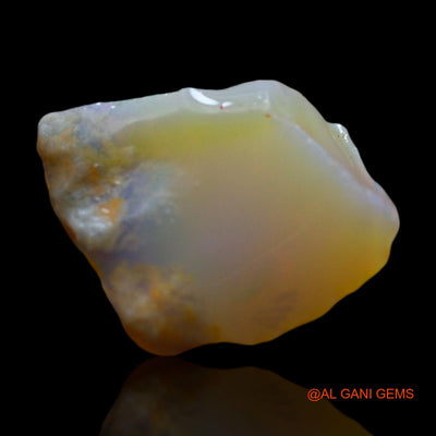 Natural Fire Opal Gemstone 4.00 Cts Loose Fancy Rough From Australia 13x11x7 mm RE-790