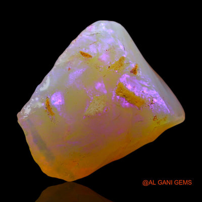 Natural Fire Opal Gemstone 7.00 Cts Loose Fancy Rough From Australia 14x11x6 mm RE-791