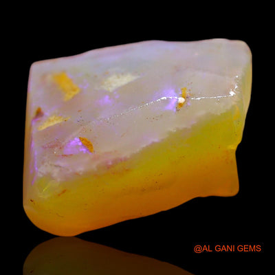 Natural Fire Opal Gemstone 7.00 Cts Loose Fancy Rough From Australia 14x11x6 mm RE-791