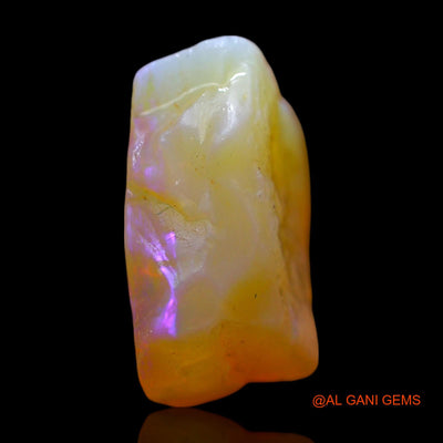 Natural Fire Opal Gemstone 7.00 Cts Loose Fancy Rough From Australia 14x11x6 mm RE-791