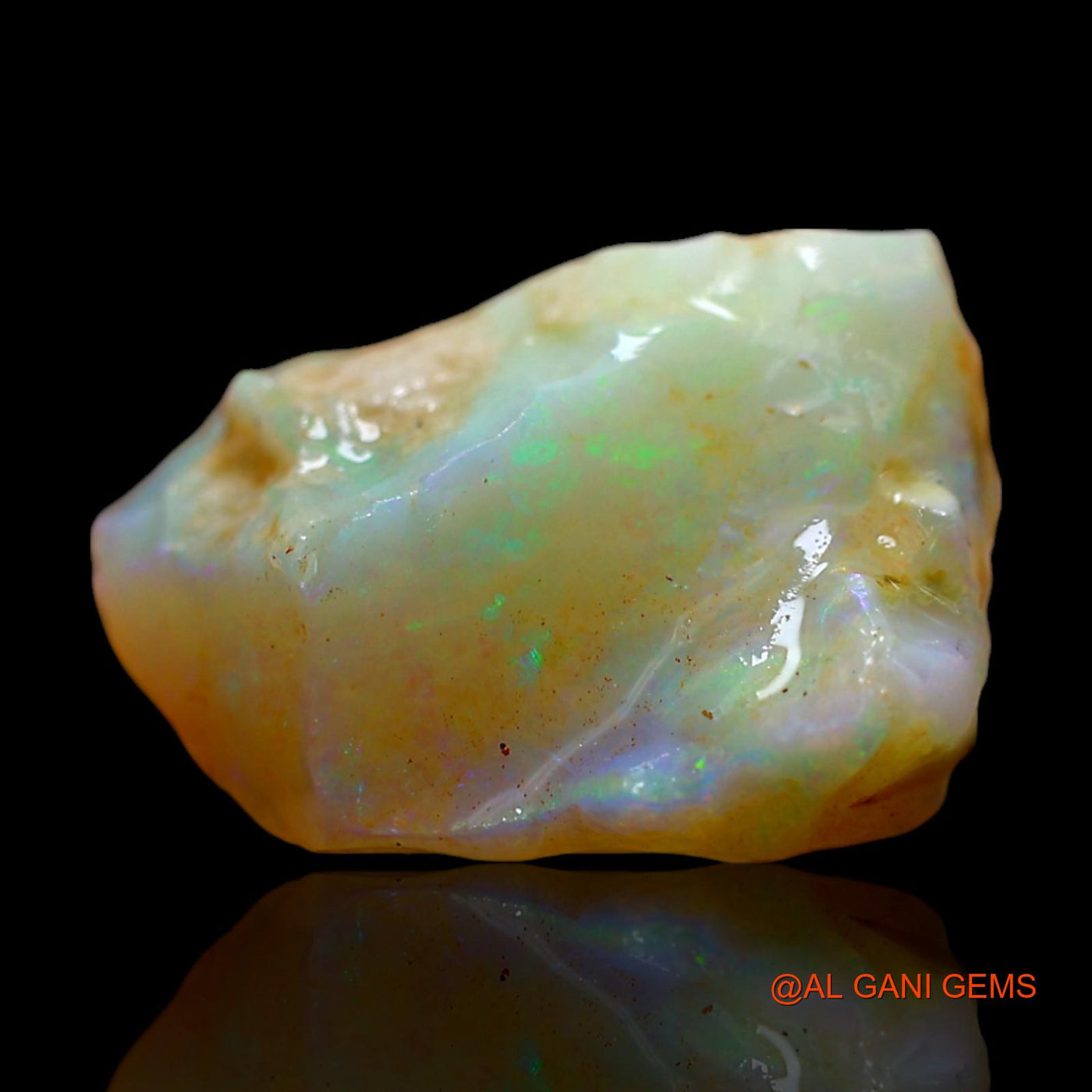5.00 Cts Unheated Australian Fire Opal Loose Gemstone Fancy Rough Natural 14x11x6 mm RE-794