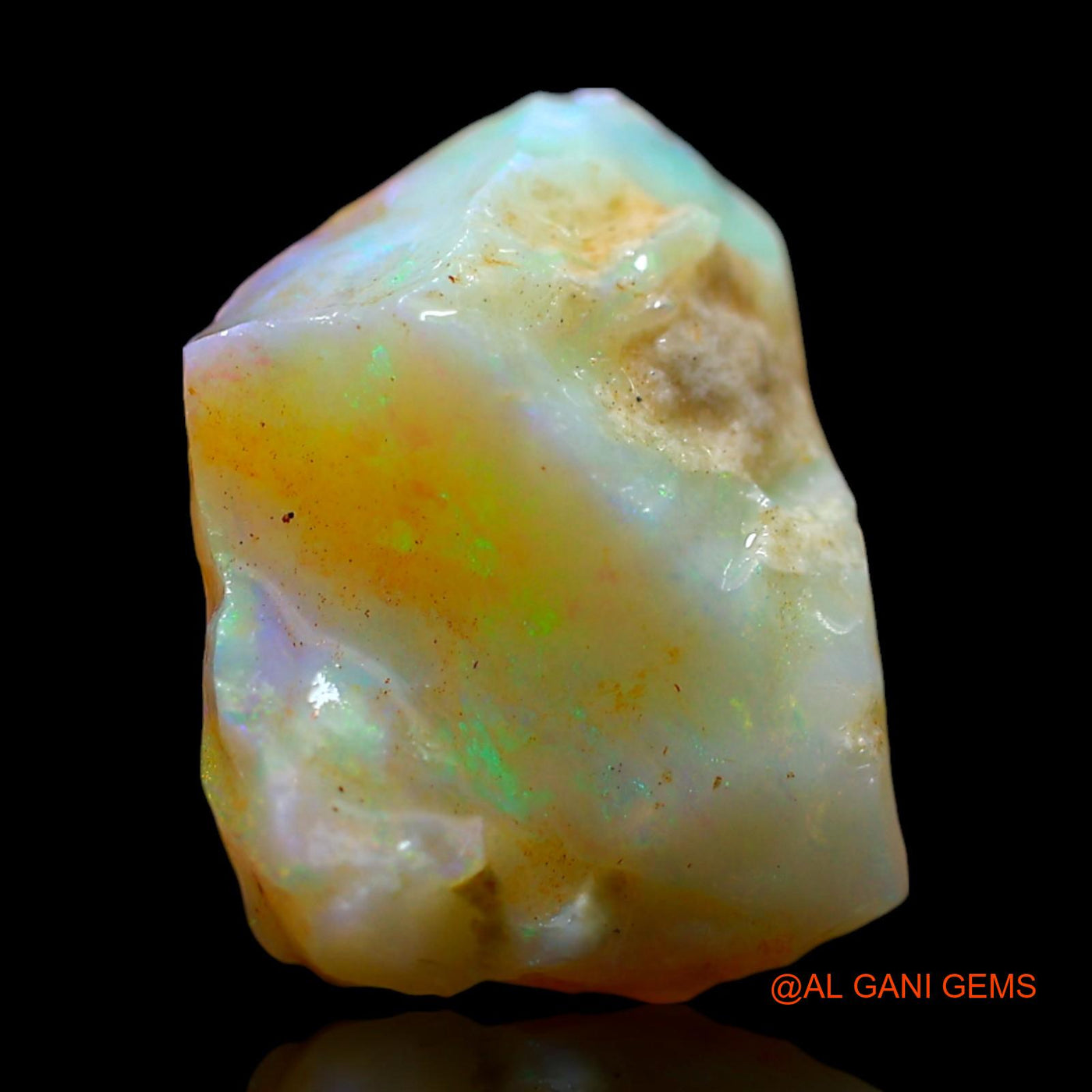5.00 Cts Unheated Australian Fire Opal Loose Gemstone Fancy Rough Natural 14x11x6 mm RE-794