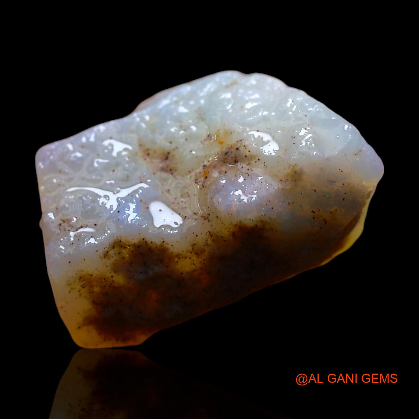 5.00 Cts Unheated Australian Fire Opal Loose Gemstone Fancy Rough Natural 15x9x7 mm RE-795